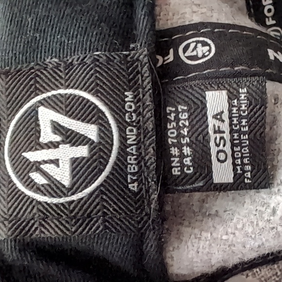 '47 Brand Gray California Republic Flat Bill, Snapback Hat. - Picture 8 of 8